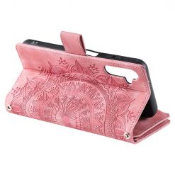Samsung Galaxy A16 4G/5G Peňaženkové puzdro Mandala zip case ružové | Kryty na mobil Kryty na mobil | Samsung Galaxy A16 4G/5G Peňaženkové puzdro Mandala zip case ružové | Kryty na mobil