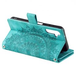 Samsung Galaxy A16 4G/5G Peňaženkové puzdro Mandala zip case zelené | Kryty na mobil Kryty na mobil | Samsung Galaxy A16 4G/5G Peňaženkové puzdro Mandala zip case zelené | Kryty na mobil
