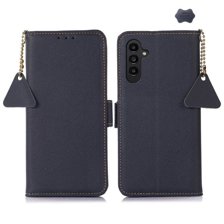Peňaženkové puzdro RFID Leather case modré – Samsung Galaxy S24 FE | Kryty na mobil Kryty na mobil | Peňaženkové puzdro RFID Leather case modré – Samsung Galaxy S24 FE | Kryty na mobil