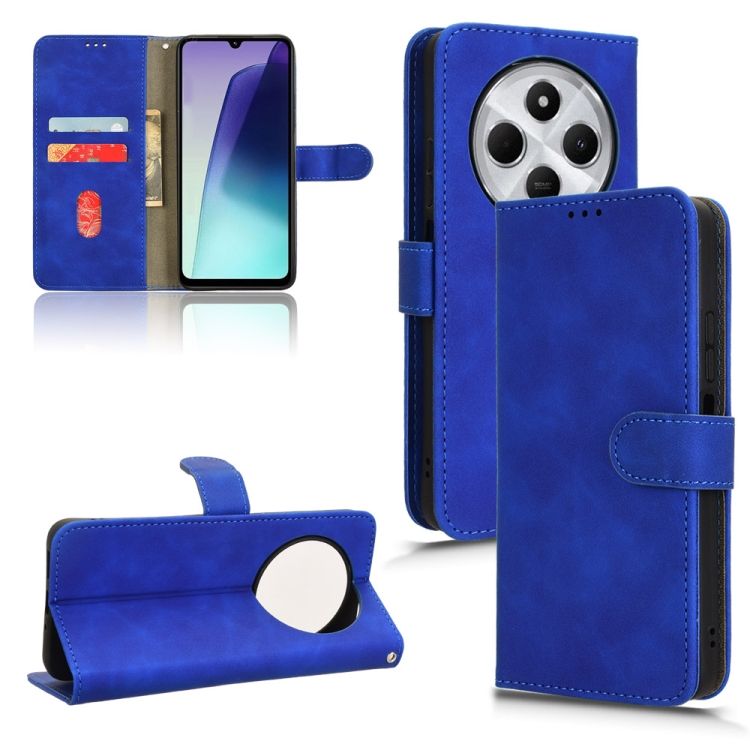 Peňaženkové puzdro Solid modré – Xiaomi Redmi 14C / Poco C75 | Kryty na mobil Kryty na mobil | Peňaženkové puzdro Solid modré – Xiaomi Redmi 14C / Poco C75 | Kryty na mobil