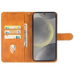 Kryty na mobil | Peňaženkové puzdro Splendid case hnedé – Samsung Galaxy S24 FE | Kryty na mobil