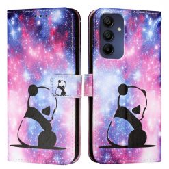 Samsung Galaxy A16 4G/5G Knižkové puzdro Trendy Cross case Baby panda