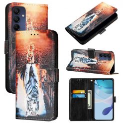 Samsung Galaxy A16 4G/5G Knižkové puzdro Trendy Cross case Mačka a tiger | Kryty na mobil Kryty na mobil | Samsung Galaxy A16 4G/5G Knižkové puzdro Trendy Cross case Mačka a tiger | Kryty na mobil