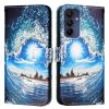 Kryty na mobil | Samsung Galaxy A16 4G/5G Knižkové puzdro Trendy Cross case Modrý motýľ | Kryty na mobil