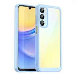 Kryty na mobil | Samsung Galaxy A16 4G/5G Ochranný kryt Colorful Acrylic case modrý | Kryty na mobil