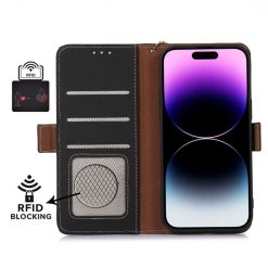 Samsung Galaxy A16 4G/5G Peňaženkové puzdro RFID Leather case čierne | Kryty na mobil Kryty na mobil | Samsung Galaxy A16 4G/5G Peňaženkové puzdro RFID Leather case čierne | Kryty na mobil