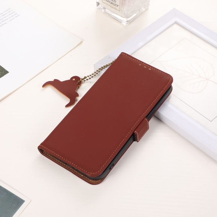 Samsung Galaxy A16 4G/5G Peňaženkové puzdro RFID Leather case hnedé | Kryty na mobil Kryty na mobil | Samsung Galaxy A16 4G/5G Peňaženkové puzdro RFID Leather case hnedé | Kryty na mobil