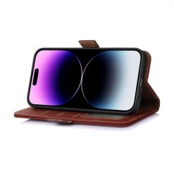 Samsung Galaxy A16 4G/5G Peňaženkové puzdro RFID Leather case hnedé | Kryty na mobil Kryty na mobil | Samsung Galaxy A16 4G/5G Peňaženkové puzdro RFID Leather case hnedé | Kryty na mobil