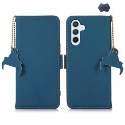 Kryty na mobil | Samsung Galaxy A16 4G/5G Peňaženkové puzdro RFID Leather case modré | Kryty na mobil