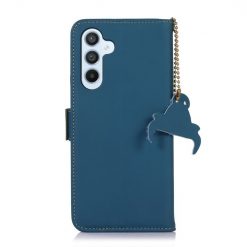 Kryty na mobil | Samsung Galaxy A16 4G/5G Peňaženkové puzdro RFID Leather case modré | Kryty na mobil