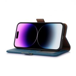 Kryty na mobil | Samsung Galaxy A16 4G/5G Peňaženkové puzdro RFID Leather case modré | Kryty na mobil