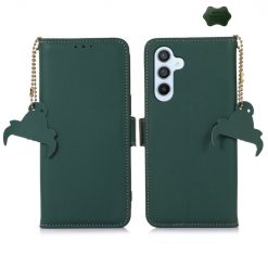 Samsung Galaxy A16 4G/5G Peňaženkové puzdro RFID Leather case zelené | Kryty na mobil Kryty na mobil | Samsung Galaxy A16 4G/5G Peňaženkové puzdro RFID Leather case zelené | Kryty na mobil