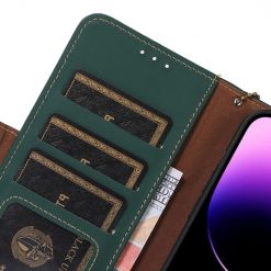 Samsung Galaxy A16 4G/5G Peňaženkové puzdro RFID Leather case zelené | Kryty na mobil Kryty na mobil | Samsung Galaxy A16 4G/5G Peňaženkové puzdro RFID Leather case zelené | Kryty na mobil