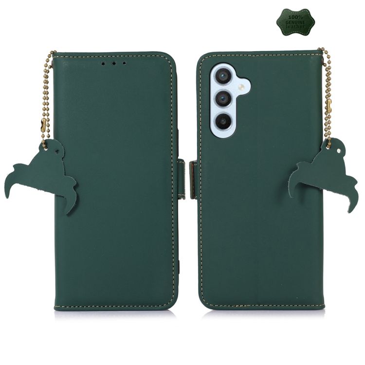 Samsung Galaxy A16 4G/5G Peňaženkové puzdro RFID Leather case zelené | Kryty na mobil Kryty na mobil | Samsung Galaxy A16 4G/5G Peňaženkové puzdro RFID Leather case zelené | Kryty na mobil