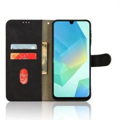Kryty na mobil | Samsung Galaxy A16 4G/5G Peňaženkové puzdro Solid čierne | Kryty na mobil