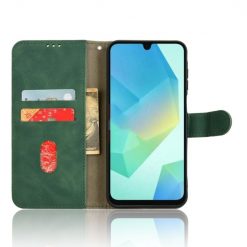 Kryty na mobil | Samsung Galaxy A16 4G/5G Peňaženkové puzdro Solid zelené | Kryty na mobil