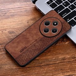 Kryty na mobil | Kryt AZNS Embossed Skin case hnedý – Xiaomi Redmi 14C / Poco C75 | Kryty na mobil