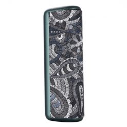 Obal Trendy case Sivé kvety – IQOS ILUMA PRIME