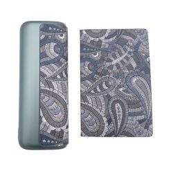 Kryty na mobil | Obal Trendy case Sivé kvety – IQOS ILUMA PRIME | Kryty na mobil