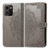 Kryty na mobil | Peňaženkové puzdro Embossing Pattern Mandala Flower ružové – HMD Skyline | Kryty na mobil