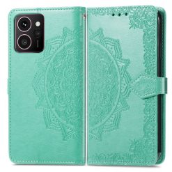 Peňaženkové puzdro Embossing Pattern Mandala Flower zelené – HMD Skyline