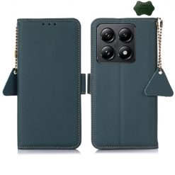 Peňaženkové puzdro RFID Leather case zelené – Xiaomi 14T | Kryty na mobil Kryty na mobil | Peňaženkové puzdro RFID Leather case zelené – Xiaomi 14T | Kryty na mobil