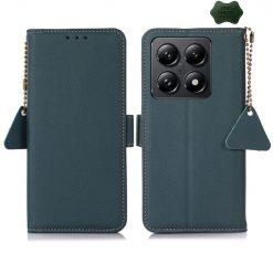 Peňaženkové puzdro RFID Leather case zelené – Xiaomi 14T Pro | Kryty na mobil Kryty na mobil | Peňaženkové puzdro RFID Leather case zelené – Xiaomi 14T Pro | Kryty na mobil