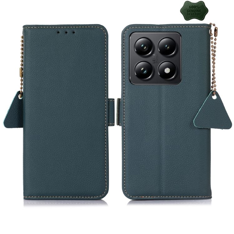 Peňaženkové puzdro RFID Leather case zelené – Xiaomi 14T Pro | Kryty na mobil Kryty na mobil | Peňaženkové puzdro RFID Leather case zelené – Xiaomi 14T Pro | Kryty na mobil