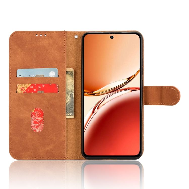 Peňaženkové puzdro Solid hnedé – Oppo Reno 12 FS | Kryty na mobil Kryty na mobil | Peňaženkové puzdro Solid hnedé – Oppo Reno 12 FS | Kryty na mobil