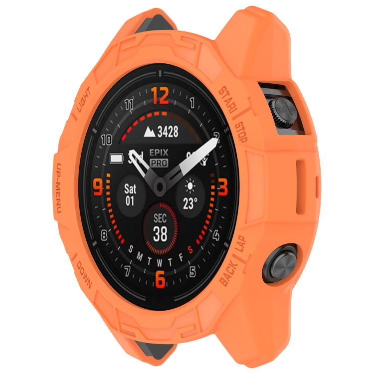 Puzdro Gear case oranžové pre Garmin Fenix E 47mm | Kryty na mobil Kryty na mobil | Puzdro Gear case oranžové pre Garmin Fenix E 47mm | Kryty na mobil