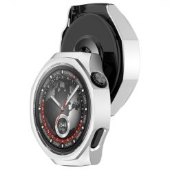 Puzdro Ring case strieborné pre Huawei Watch GT 5 Pro 46mm | Kryty na mobil Kryty na mobil | Puzdro Ring case strieborné pre Huawei Watch GT 5 Pro 46mm | Kryty na mobil