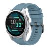 Kryty na mobil | Remienok Solid Wristband tmavomodrý pre Garmin Fenix 8 43mm | Kryty na mobil