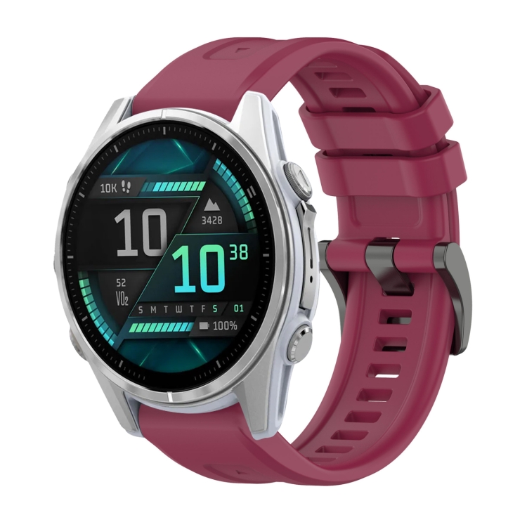 Remienok Solid Wristband bordový pre Garmin Fenix 8 43mm | Kryty na mobil Kryty na mobil | Remienok Solid Wristband bordový pre Garmin Fenix 8 43mm | Kryty na mobil