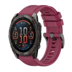 Kryty na mobil | Remienok Solid Wristband bordový pre Garmin Fenix 8 47mm | Kryty na mobil
