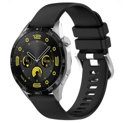 Remienok Solid Wristband čierny pre Huawei Watch GT 5 46mm
