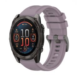 Remienok Solid Wristband fialový pre Garmin Fenix 8 51mm