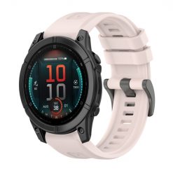 Remienok Solid Wristband ružový pre Garmin Fenix E 47mm