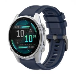 Remienok Solid Wristband tmavomodrý pre Garmin Fenix 8 43mm
