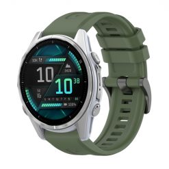 Remienok Solid Wristband zelený pre Garmin Fenix 8 43mm