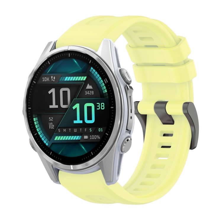 Remienok Solid Wristband žltý pre Garmin Fenix 8 43mm | Kryty na mobil Kryty na mobil | Remienok Solid Wristband žltý pre Garmin Fenix 8 43mm | Kryty na mobil