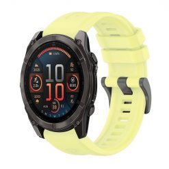 Remienok Solid Wristband žltý pre Garmin Fenix 8 51mm