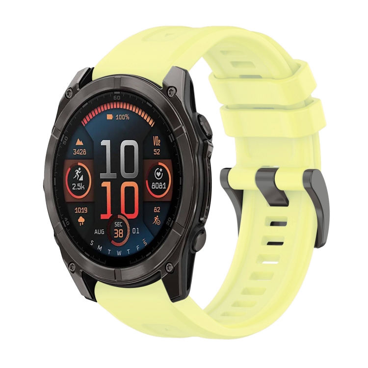 Remienok Solid Wristband žltý pre Garmin Fenix 8 51mm | Kryty na mobil Kryty na mobil | Remienok Solid Wristband žltý pre Garmin Fenix 8 51mm | Kryty na mobil