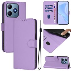 Kryty na mobil | Peňaženkové puzdro Solid bledofialové – Realme C61 / C63 | Kryty na mobil
