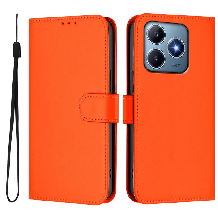 Peňaženkové puzdro Solid oranžové – Realme C61 / C63 | Kryty na mobil Kryty na mobil | Peňaženkové puzdro Solid oranžové – Realme C61 / C63 | Kryty na mobil