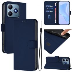 Kryty na mobil | Peňaženkové puzdro Solid tmavomodré – Realme C61 / C63 | Kryty na mobil