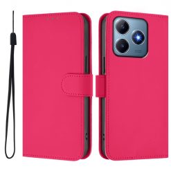 Peňaženkové puzdro Solid tmavoružové – Realme C61 / C63
