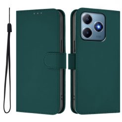 Peňaženkové puzdro Solid tmavozelené – Realme C61 / C63