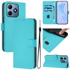 Kryty na mobil | Peňaženkové puzdro Solid tyrkysové – Realme C61 / C63 | Kryty na mobil