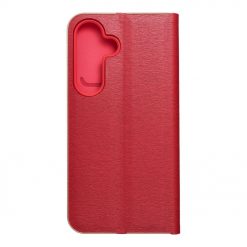 Kryty na mobil | Knižkové puzdro Luna Book červené – Samsung Galaxy S25 | Kryty na mobil