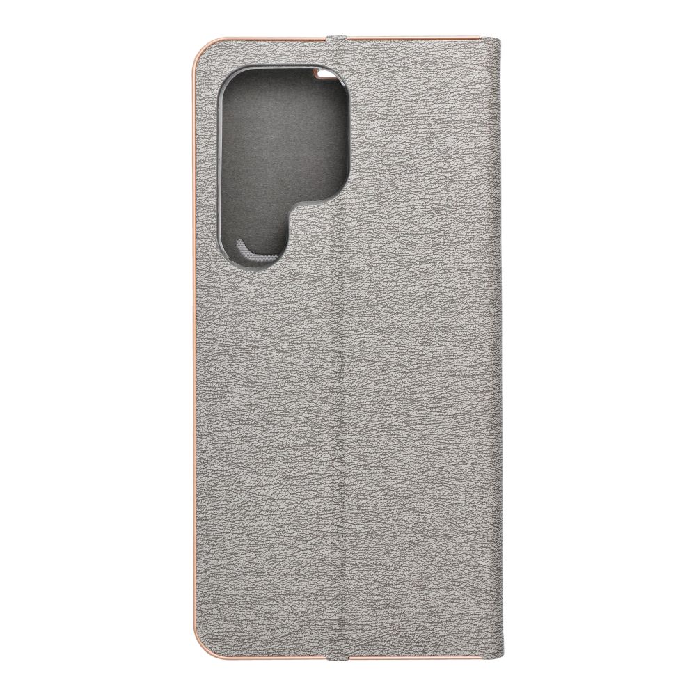 Knižkové puzdro Luna Book strieborné – Samsung Galaxy S25 Ultra | Kryty na mobil Kryty na mobil | Knižkové puzdro Luna Book strieborné – Samsung Galaxy S25 Ultra | Kryty na mobil